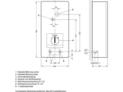 Vaillant Durchlauferhitzer<Durchlauferhitzer VED E 21/8 PRO Weiß