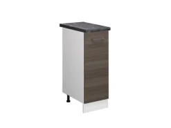 Vicco Apothekerschrank R-Line Medizinschrank für die Küche Grau/Weiß 30 cm AP Anthrazit Edelgrau