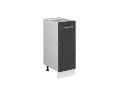 Hot Vicco Apothekerschrank R-Line Medizinschrank für die Küche Schwarz Beton 30 cm ohne Arbeitsplatte Küchenschränke