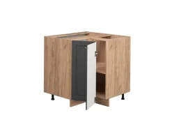 Best Vicco Eckunterschrank Fame-Line -Gold/Goldkraft Eiche 81 cm ohne Arbeitsplatte Küchenschränke