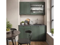 Online Vicco Fame-Line Küchenschränke -Gold Landhaus/Anthrazit 140 cm AP Marmor ohne E-Geräte Single-Küchen|Einbauküchen