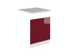 Vicco Frontblende R-Line Geschirrspüler Fronttür /Weiß 60 cm ohne Arbeitsplatte Einbauküchen