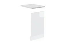 Vicco Frontblende R-Line Geschirrspüler Fronttür Hochglanz/ 45 cm AP Marmor Einbauküchen
