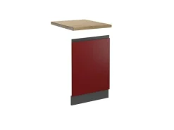Clearance Vicco Frontblende R-Line Geschirrspüler Fronttür /Anthrazit 45 cm AP Eiche Rot