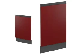 Clearance Vicco Frontblende R-Line Geschirrspüler Fronttür /Anthrazit 45 cm AP Eiche Rot