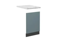 Einbauküchen<Vicco Frontblende R-Line Geschirrspüler Fronttür Blau-Grau/Anthrazit AP Marmor Blaugrau