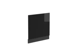 Discount Vicco Frontblende R-Line Schwarz Hochglanz/Anthrazit 60 cm ohne Arbeitsplatte Einbauküchen
