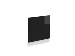 Best Vicco Frontblende R-Line Schwarz Hochglanz/Weiß 60 cm ohne Arbeitsplatte Schwarz Glänzend
