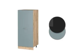 Online Vicco Herdumbauschrank R-Line Küchenkommode Blau-Grau/Goldkraft Eiche 60 cm Blaugrau