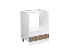 Best Vicco Herdumbauschrank R-Line Artisan-Eiche/Weiß 60 cm ohne Arbeitsplatte Artisan Eiche