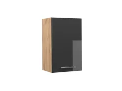 Sale Vicco Hängeschrank Fame-Line Hochglanz/Goldkraft Eiche 45 cm Pfannen|Küchenschränke