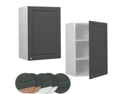 Vicco Hängeschrank Fame-Line Hängender Küchenschrank -Gold/Weiß 30 cm Anthrazit