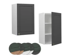 Vicco Hängeschrank Fame-Line Hängender Küchenschrank Landhaus/Anthrazit 40 cm Küchenschränke