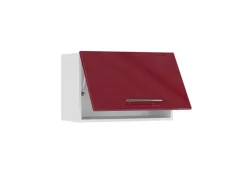 Vicco Hängeschrank Fame-Line Hängender Küchenschrank Bordeaux Hochglanz/Weiß 60 cm Flach Bordeaux-Glanz