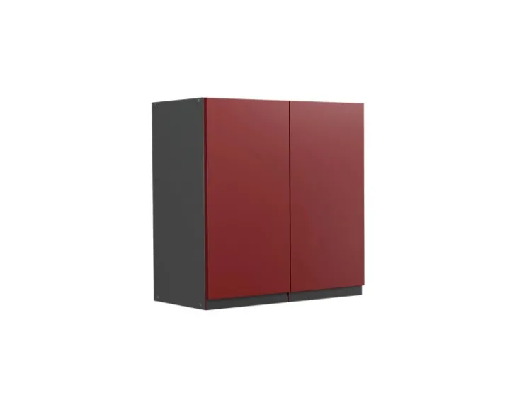 Clearance Vicco Hängeschrank R-Line Hängender Küchenschrank /Anthrazit 60 cm J-Shape Rot