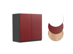 Clearance Vicco Hängeschrank R-Line Hängender Küchenschrank /Anthrazit 60 cm J-Shape Rot