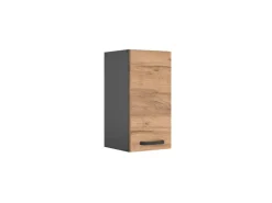 Pfannen|Küchenschränke<Vicco Hängeschrank R-Line Hängender Küchenschrank Goldkraft /Anthrazit 30 cm Eiche