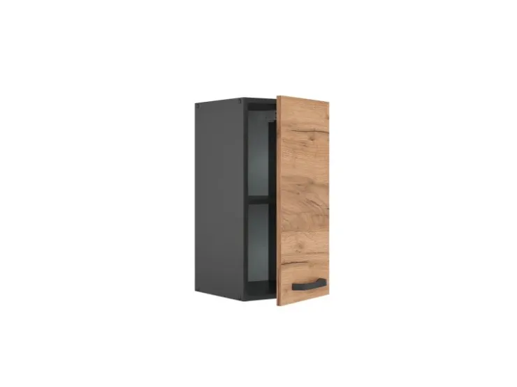 Pfannen|Küchenschränke<Vicco Hängeschrank R-Line Hängender Küchenschrank Goldkraft /Anthrazit 30 cm Eiche