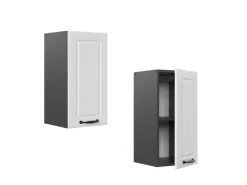 Pfannen|Küchenschränke<Vicco Hängeschrank R-Line Hängender Küchenschrank Landhaus/Anthrazit 30 cm Weiß