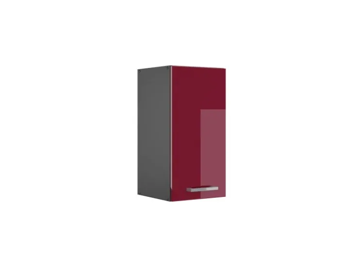 Best Vicco Hängeschrank R-Line Hängender Küchenschrank Bordeaux Hochglanz/Weiß 30 cm Bordeaux-Glanz