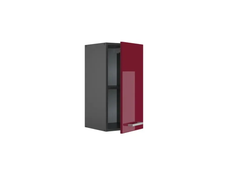 Best Vicco Hängeschrank R-Line Hängender Küchenschrank Bordeaux Hochglanz/Weiß 30 cm Bordeaux-Glanz