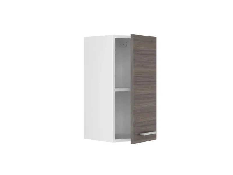 Hot Vicco Hängeschrank R-Line Hängender Küchenschrank Grau/Weiß 30 cm Pfannen|Küchenschränke