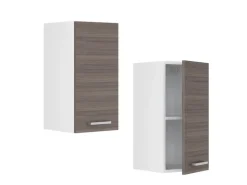 Hot Vicco Hängeschrank R-Line Hängender Küchenschrank Grau/Weiß 30 cm Pfannen|Küchenschränke