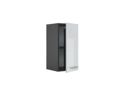Hot Vicco Hängeschrank R-Line Hängender Küchenschrank Hochglanz/Anthrazit 30 cm Pfannen