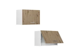 Vicco Hängeschrank R-Line Hängender Küchenschrank Artisan-Eiche/Weiß 60 cm Flach Küchenschränke
