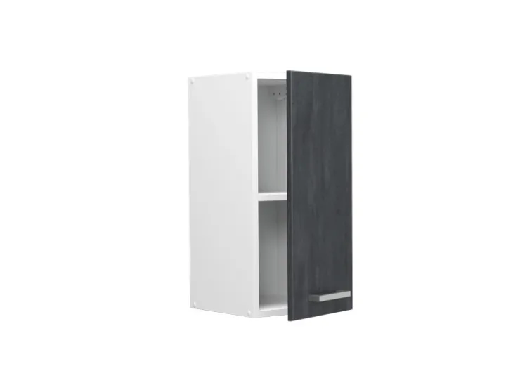 Küchenschränke<Vicco Hängeschrank R-Line Hängender Küchenschrank Schwarz Beton/Weiß 30 cm Beton Anthrazit