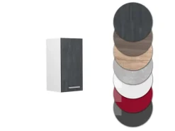 Küchenschränke<Vicco Hängeschrank R-Line Hängender Küchenschrank Schwarz Beton/Weiß 30 cm Beton Anthrazit