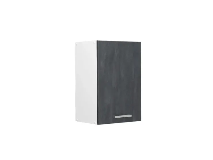 Küchenschränke<Vicco Hängeschrank R-Line Hängender Küchenschrank Schwarz Beton/Weiß 40 cm Beton Anthrazit