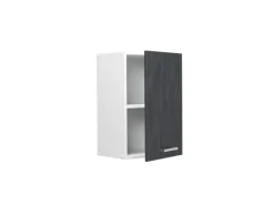 Küchenschränke<Vicco Hängeschrank R-Line Hängender Küchenschrank Schwarz Beton/Weiß 40 cm Beton Anthrazit