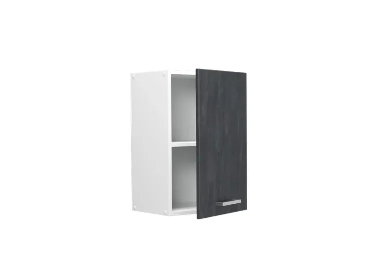 Küchenschränke<Vicco Hängeschrank R-Line Hängender Küchenschrank Schwarz Beton/Weiß 40 cm Beton Anthrazit