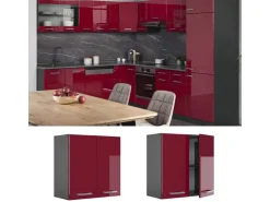 Vicco Hängeschrank R-Line Hängender Küchenschrank Hochglanz/Weiß 60 cm Küchenschränke
