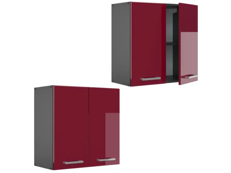 Vicco Hängeschrank R-Line Hängender Küchenschrank Hochglanz/Weiß 60 cm Küchenschränke