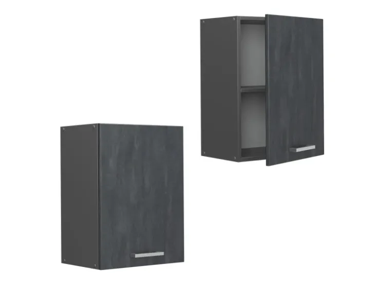 Küchenschränke<Vicco Hängeschrank R-Line Hängender Küchenschrank Schwarz Beton/Anthrazit 45 cm Beton Anthrazit