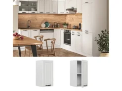 Vicco Hängeschrank R-Line Hängender Küchenschrank Landhaus/ 30 cm Weiß