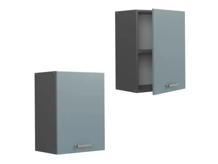 Küchenschränke<Vicco Hängeschrank R-Line Hängender Küchenschrank Blau-Grau/Anthrazit 45 cm Blaugrau