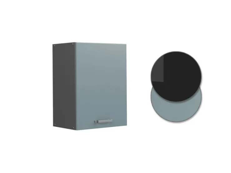 Küchenschränke<Vicco Hängeschrank R-Line Hängender Küchenschrank Blau-Grau/Anthrazit 45 cm Blaugrau