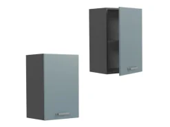 New Vicco Hängeschrank R-Line Hängender Küchenschrank Blau-Grau/Anthrazit 40 cm Küchenschränke