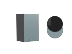 New Vicco Hängeschrank R-Line Hängender Küchenschrank Blau-Grau/Anthrazit 40 cm Küchenschränke