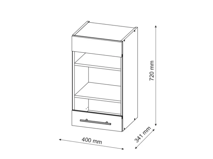 Clearance Vicco Küchenglasschrank Fame-Line Glashängeschrank Hochglanz/ 40 cm Weiß
