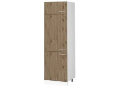 Gefrierschränke<Vicco Kühlumbauschrank R-Line Hochschrank für die Küche Artisan-Eiche/Weiß 60 cm Artisan Eiche