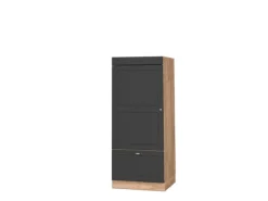 Clearance Vicco Mikrowellenschrank Fame-Line -Gold/Goldkraft Eiche 60 cm Küchenschränke