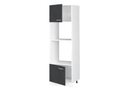 Sale Vicco Mikrowellenschrank R-Line Küchenregal für die Mikrowelle Schwarz Beton/Weiß Beton Anthrazit