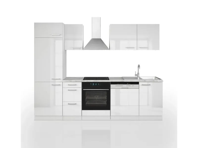 Best Vicco Optima Küchenzeile 270 cm ohne ArbeitsplatteOptima ohne E-Geräte Einbauküchen