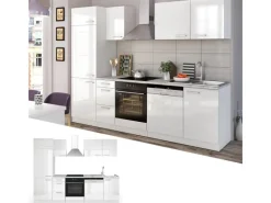 Best Vicco Optima Küchenzeile 270 cm ohne ArbeitsplatteOptima ohne E-Geräte Einbauküchen