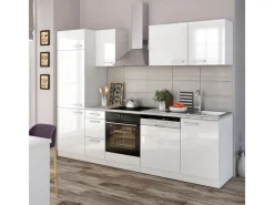 Best Vicco Optima Küchenzeile 270 cm ohne ArbeitsplatteOptima ohne E-Geräte Einbauküchen