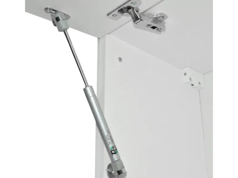 Vicco Rick Eckküche Weiß/Sonoma 187 x 167 cm AP MarmorRick ohne E-Geräte Winkelküchen|Einbauküchen